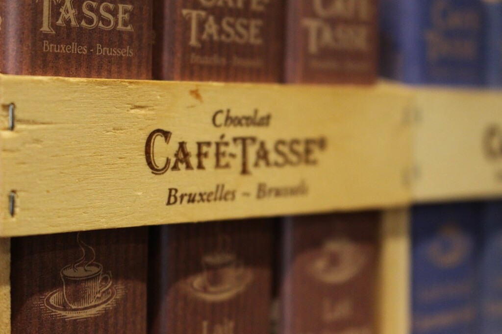 présentoir chocolat café tasse bruxelles