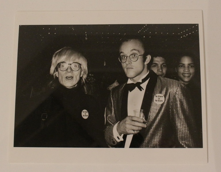 photo Andy Warhol et Keith Haring