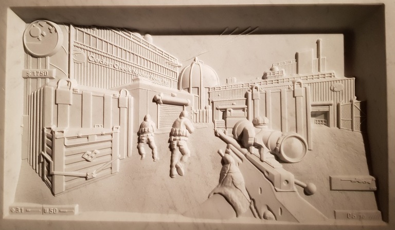 bas relief de wim delvoye