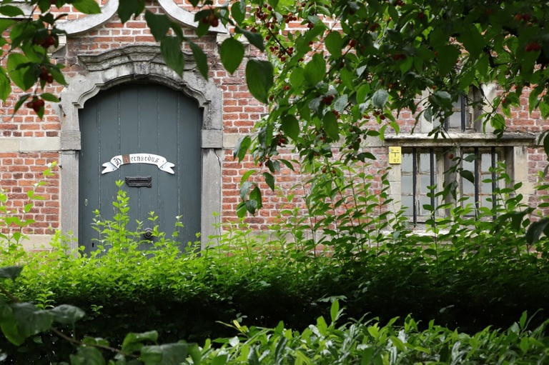 béguinage anvers vue depuis le jardin