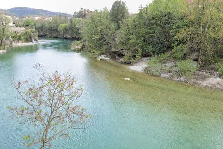 vue sur le natisone et cividale del friuli