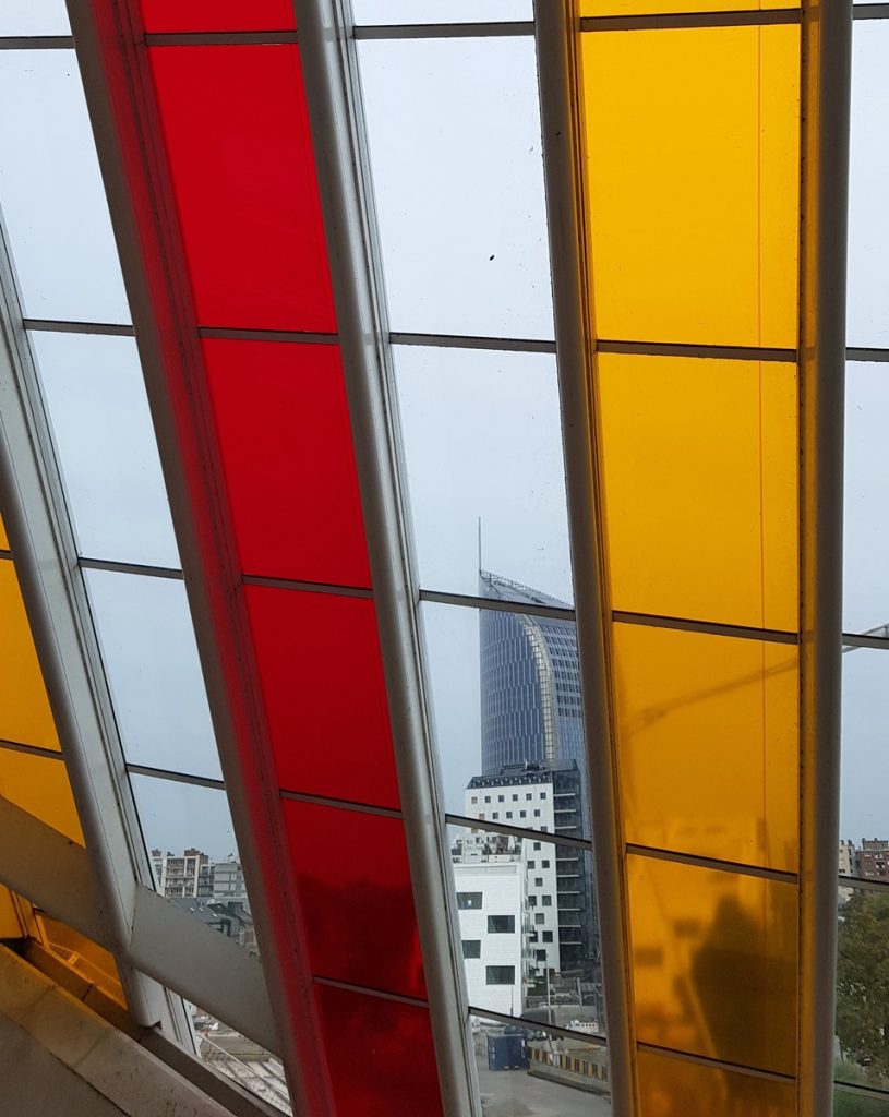 vue sur liège depuis gare guillemins
