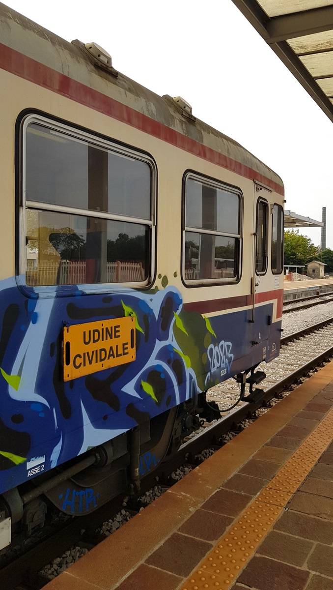 wagon train en gare